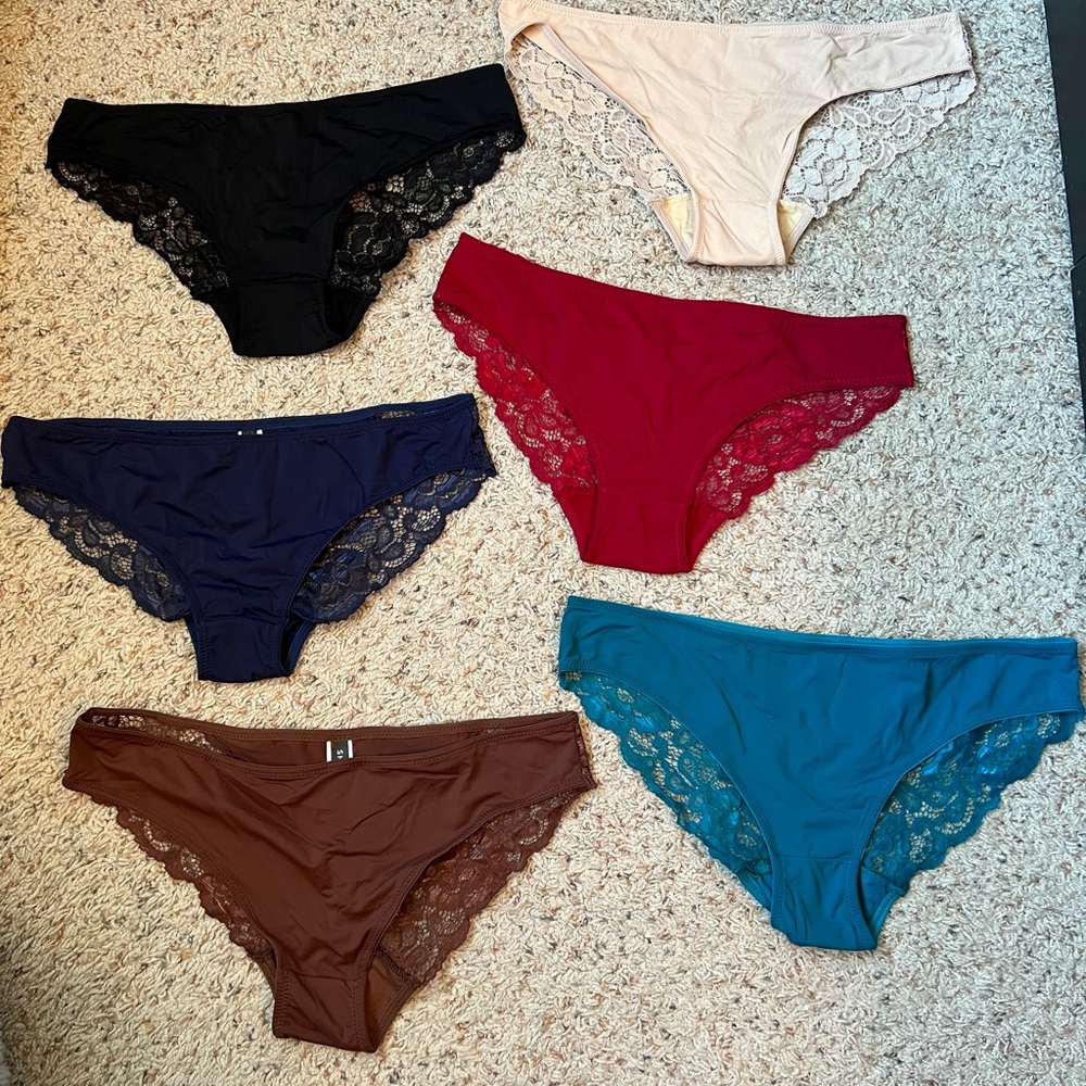 SHEIN Bundle of 6 Cheeky Panties